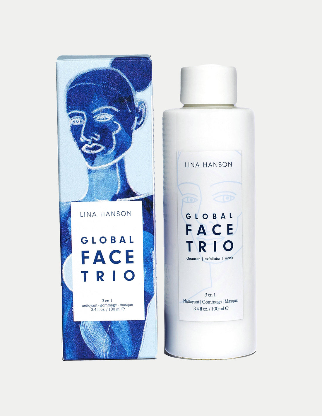 "Global Face Trio" 3-in-1 Cleansing Powder
