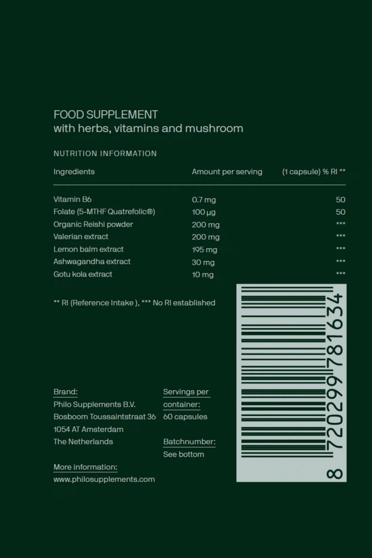 "Sleep" Nahrungsergänzung