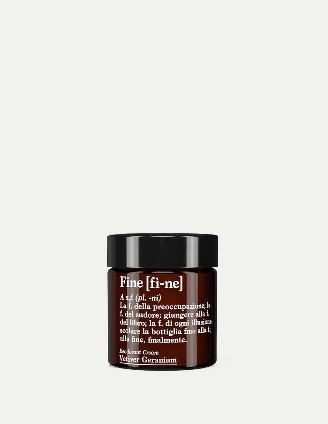 Cream Deodorant "Vetiver Geranium"