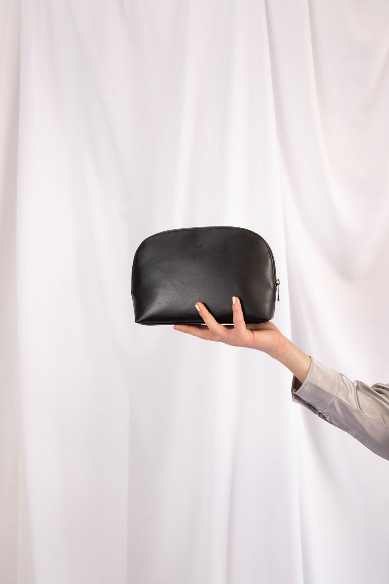 Vegan Cosmetic Bag L - Lindï Black