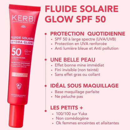Fluide Visage Hydra Glow SPF50