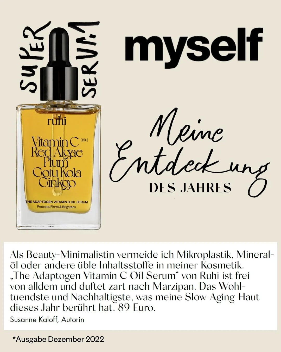 The Adaptogen Vitamin C Oil Serum