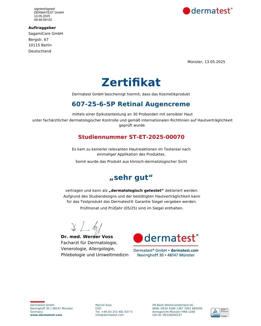 The Retinal Eye Cream