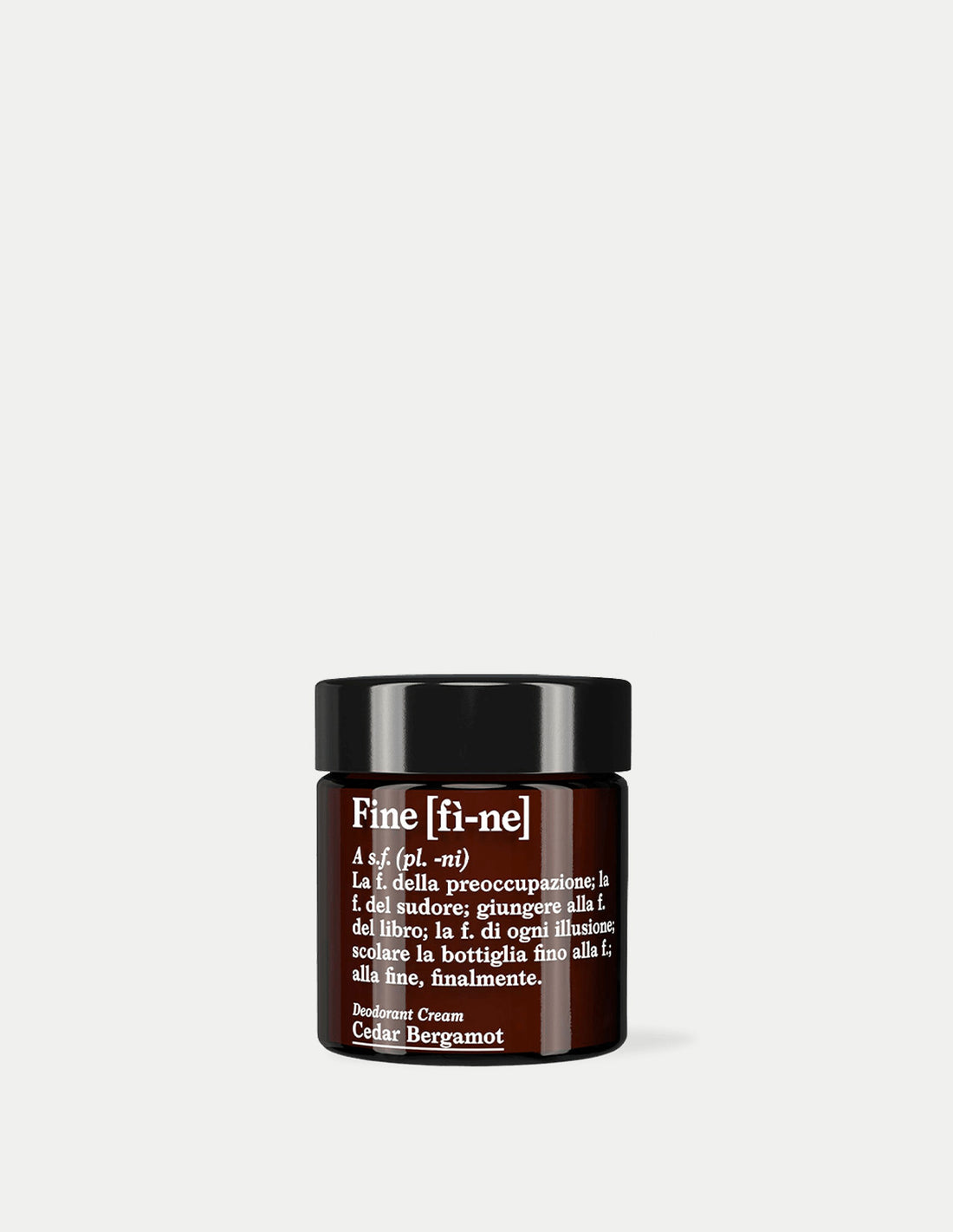 Cream Deodorant "Cedar Bergamot"