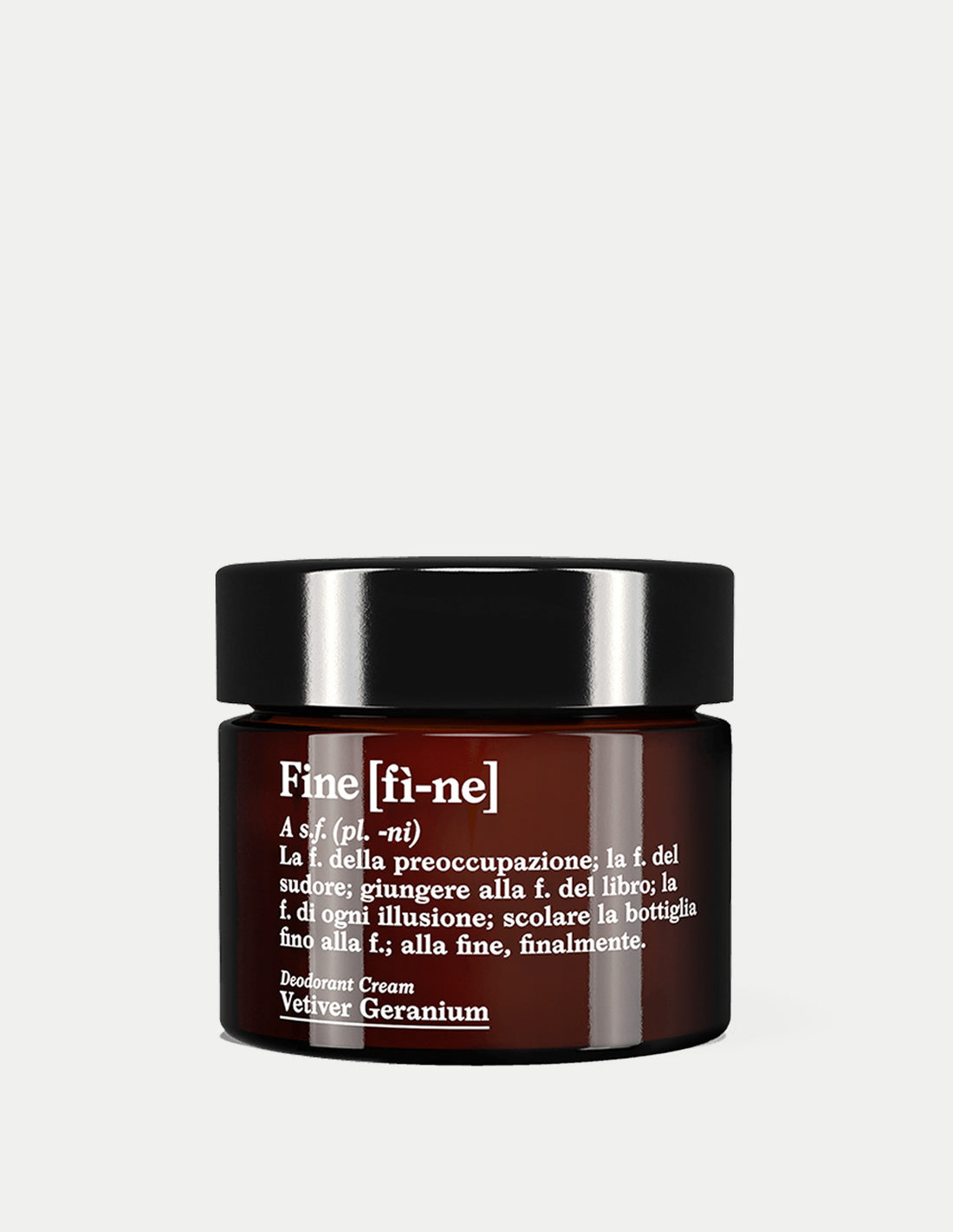 Cream Deodorant "Vetiver Geranium" 50 ml