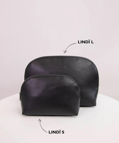 Vegan Cosmetic Bag S - Lindï Black