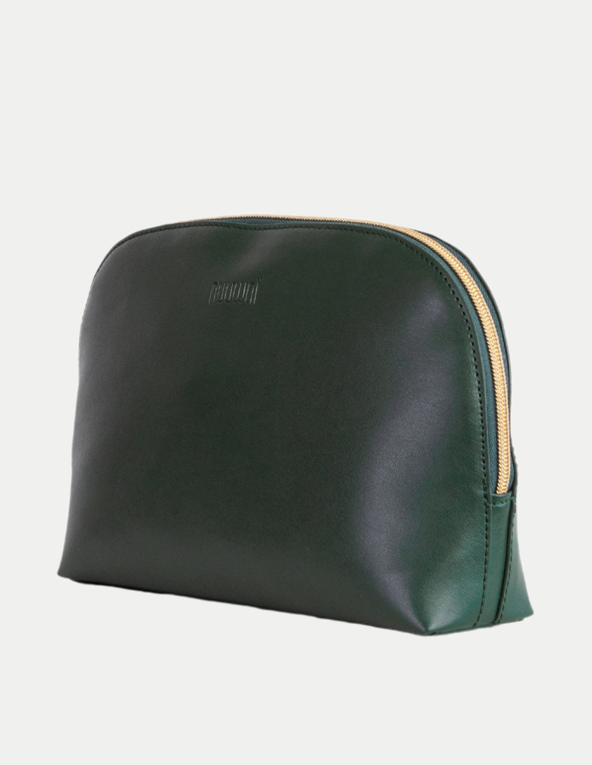 Vegan Cosmetic Bag L - Lindï Emerald Green