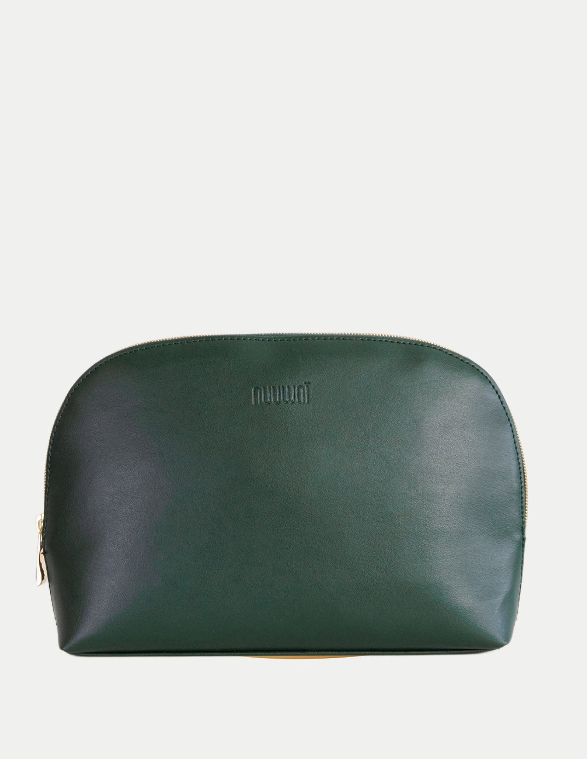 Vegan Cosmetic Bag L - Lindï Emerald Green