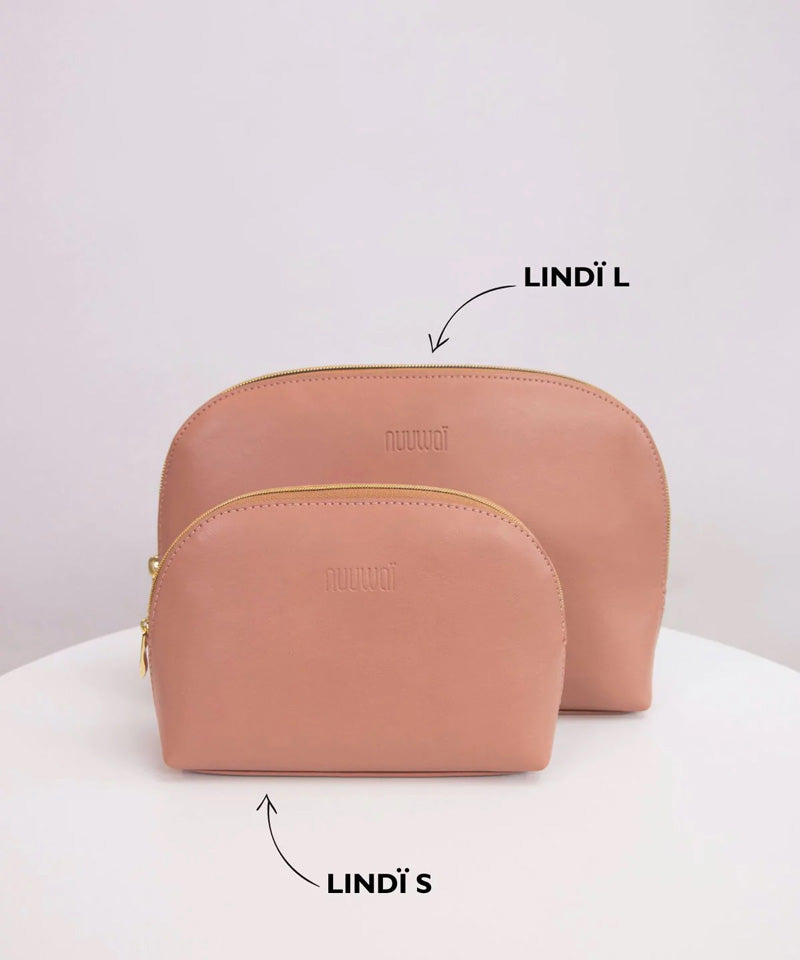 Vegan Cosmetic Bag L - Lindï Millenial Pink